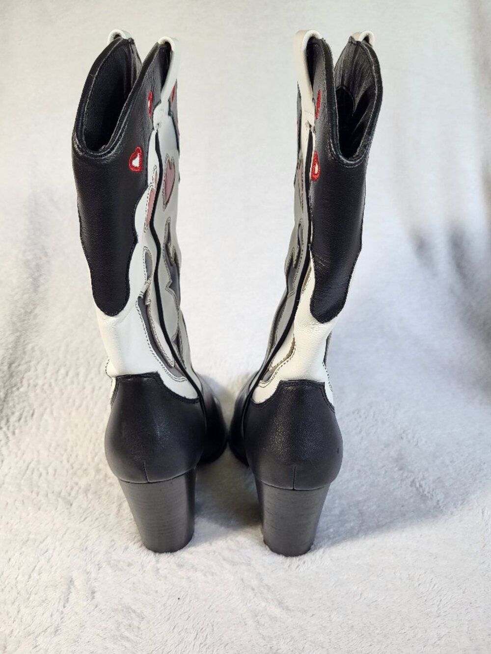 Steve Madden | Lovestruck Heart Pattern Cowboy Boots - Size 7M - Picture 5 of 8